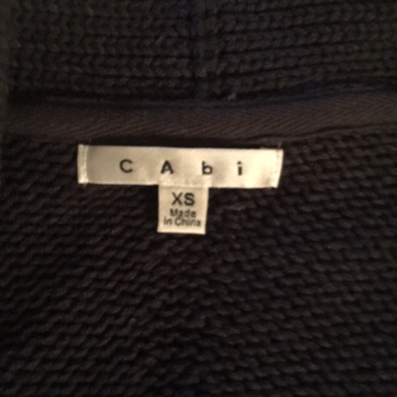 CAbi Gray Long cardigan sweater with snap buttons - Picture 5 of 6